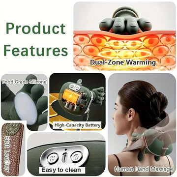 Neck and Back Massager for Pain Relief Deep Tissue